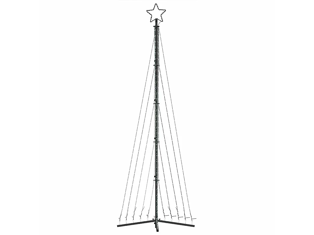LED-kerstboom 495 LEDs kleurrijk 300,5 cm