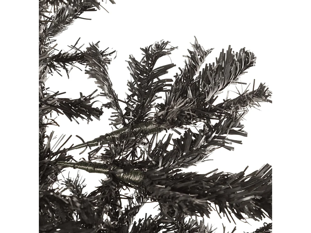 Schlanker Weihnachtsbaum Schwarz 240 cm