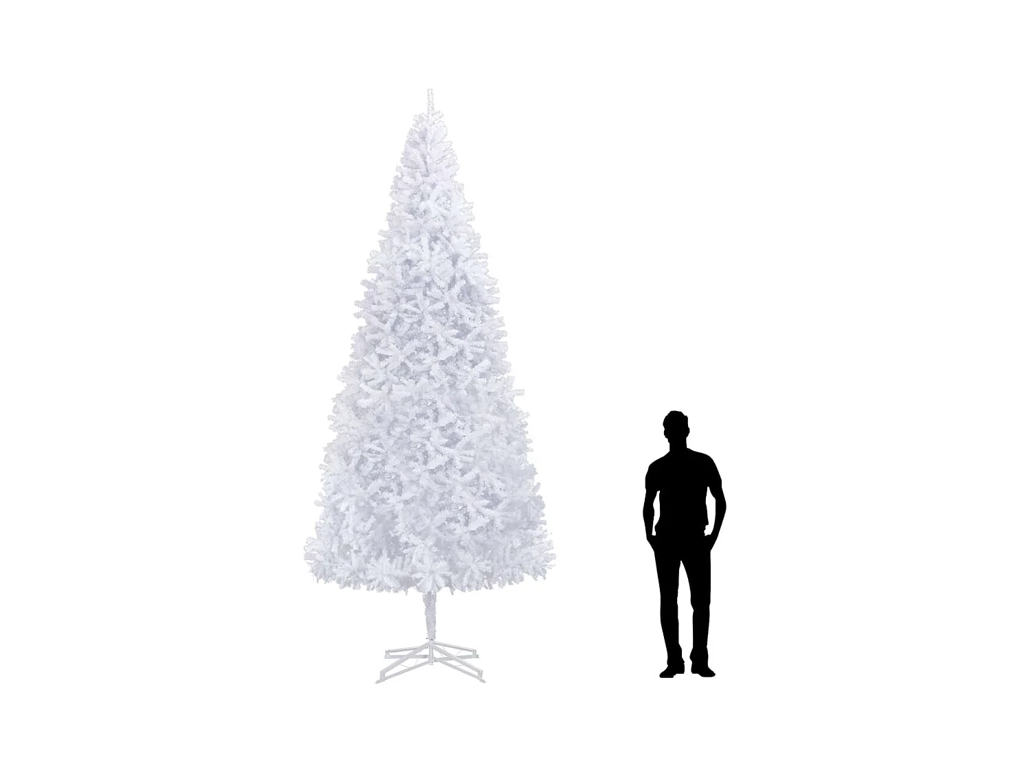 Kunstkerstboom 400 cm wit