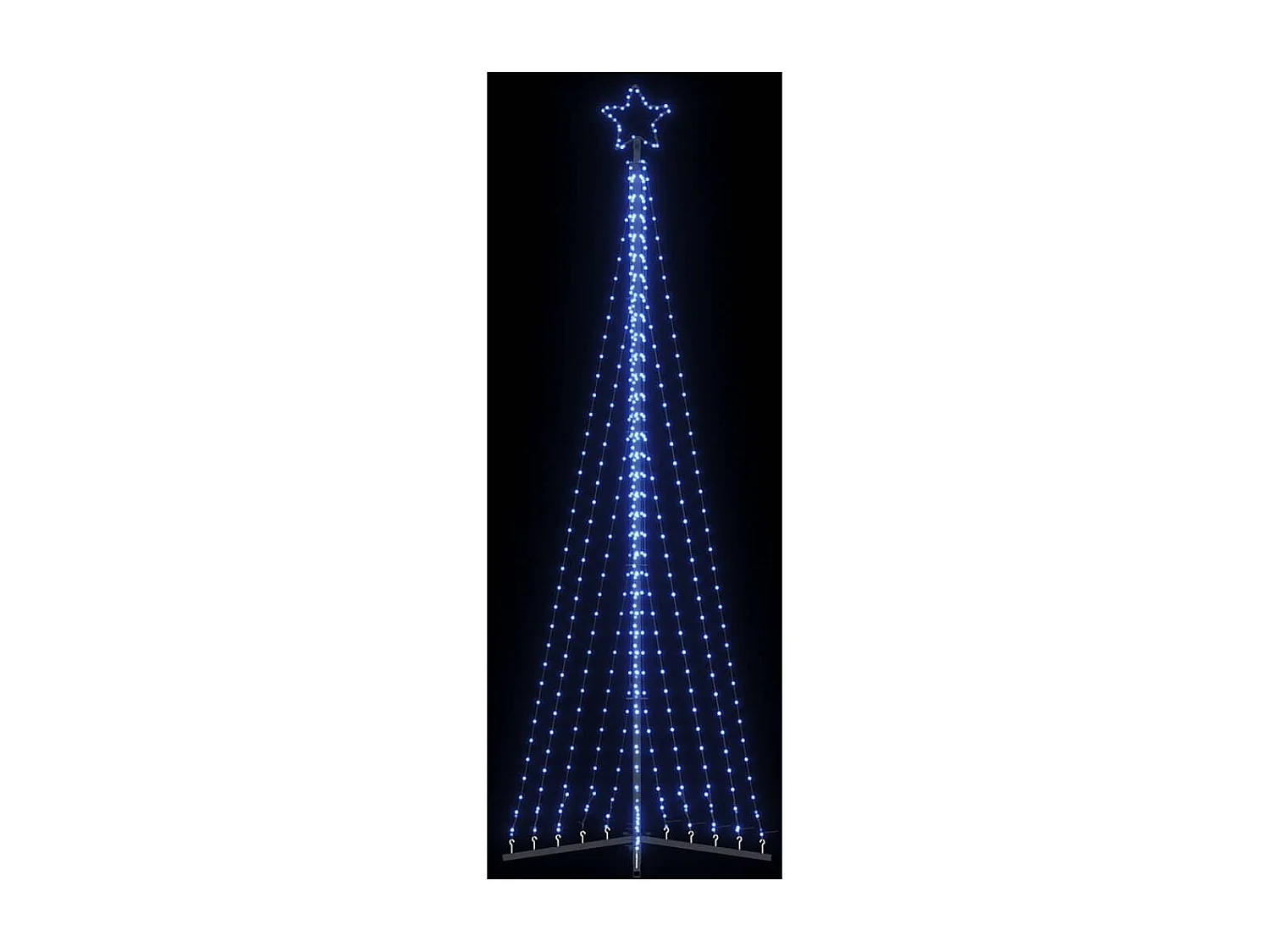Sapin de Noël à LED 495 LED bleu 300,5 cm