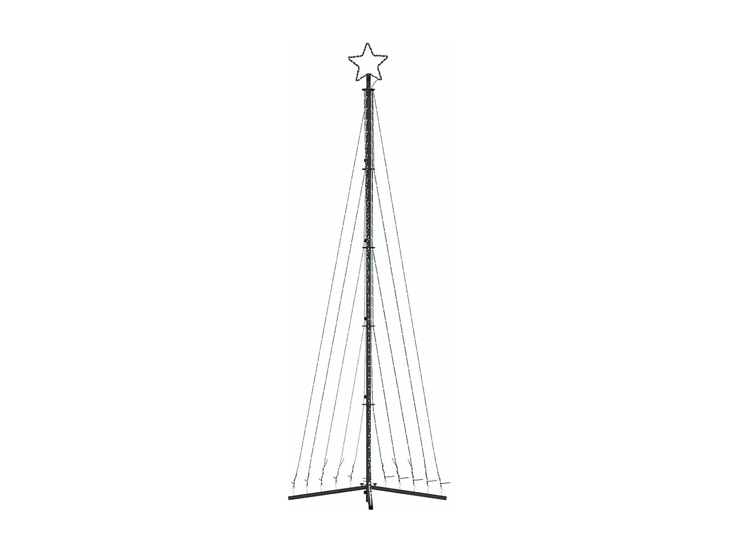 LED-kerstboom 495 LEDs 300,5 cm blauw