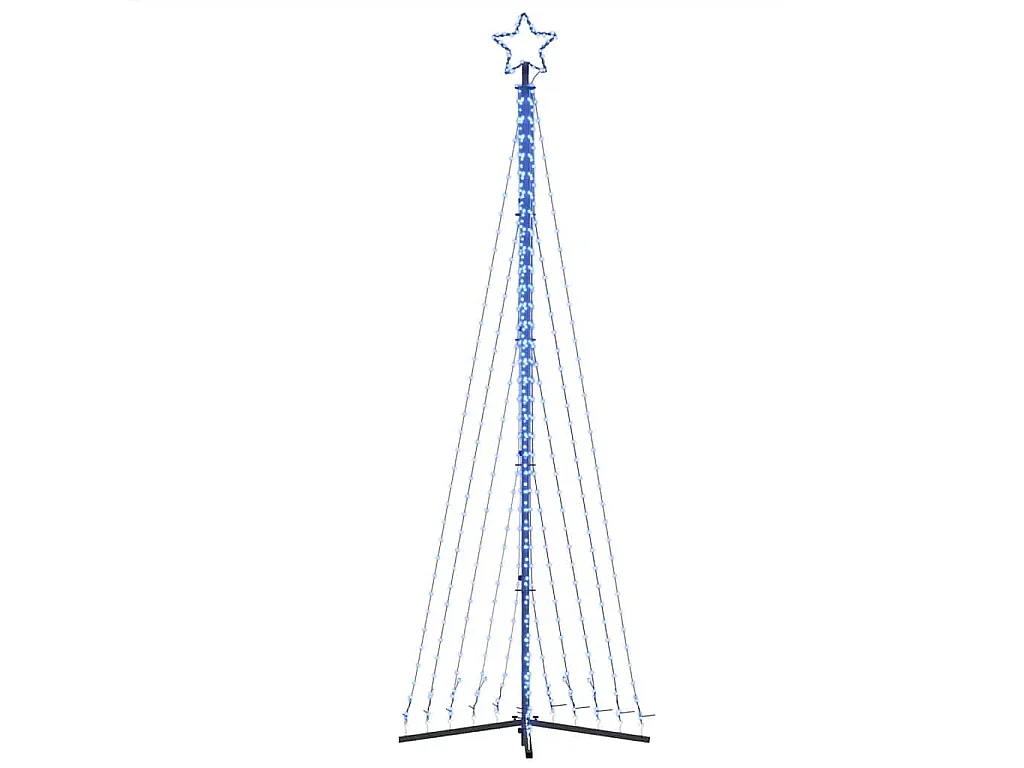 LED-kerstboom 495 LEDs 300,5 cm blauw