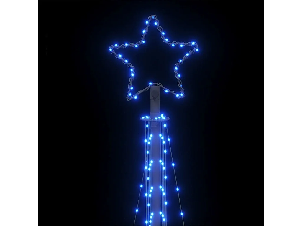 LED-kerstboom 495 LEDs 300,5 cm blauw