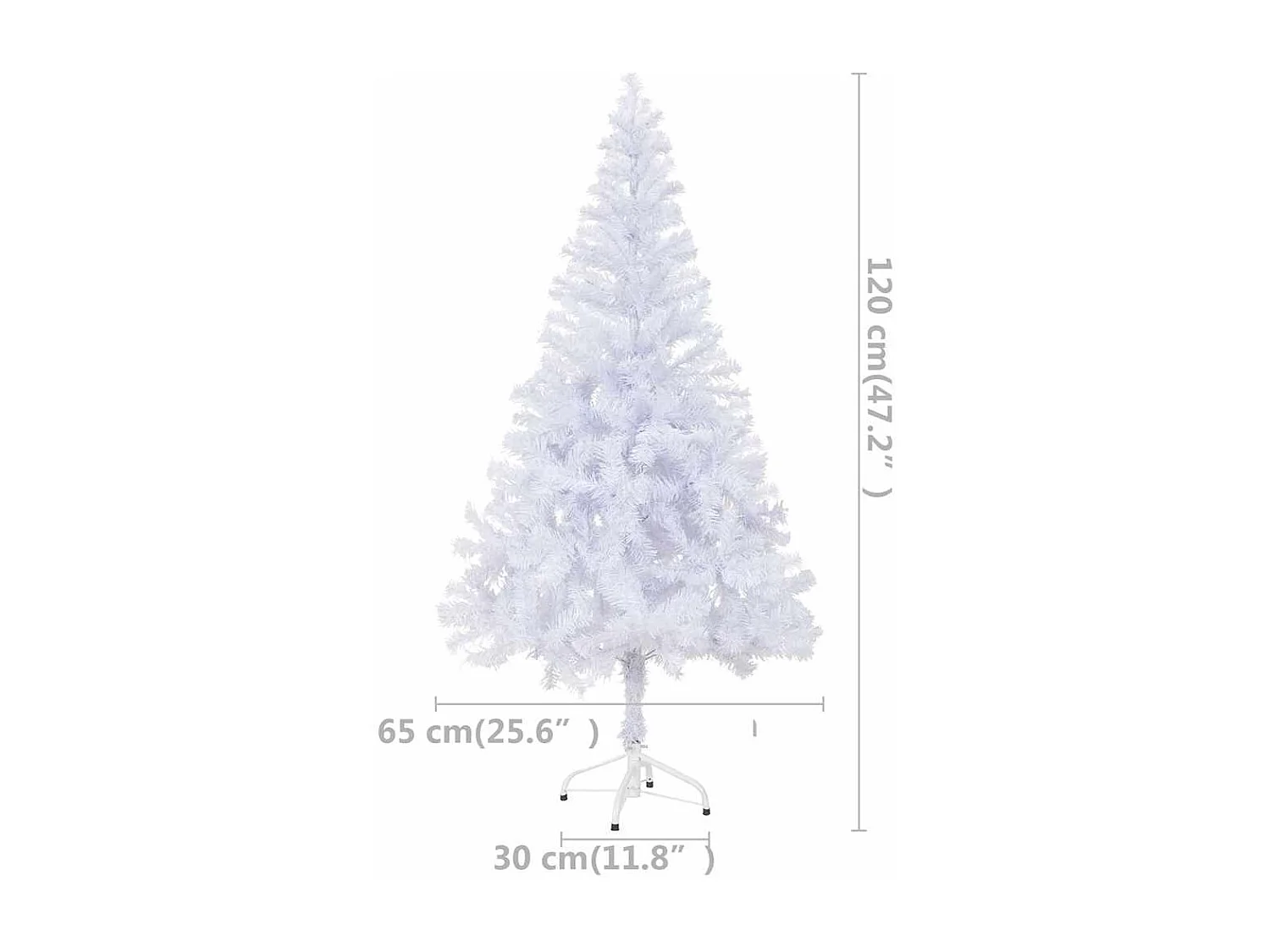 Künstlicher Weihnachtsbaum Beleuchtung Kugeln 120cm 230 Zweige