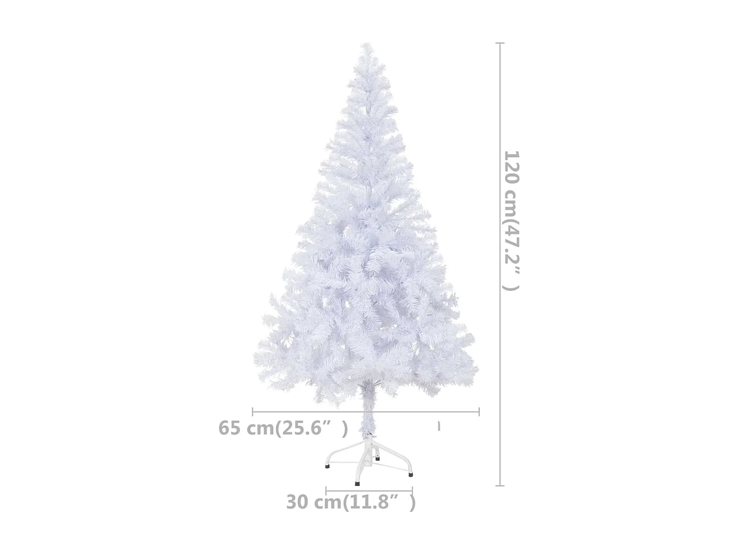 Künstlicher Weihnachtsbaum Beleuchtung Kugeln 120cm 230 Zweige
