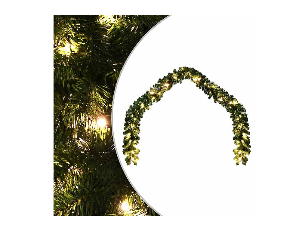 Guirlande de Noël avec lumières LED 20 m