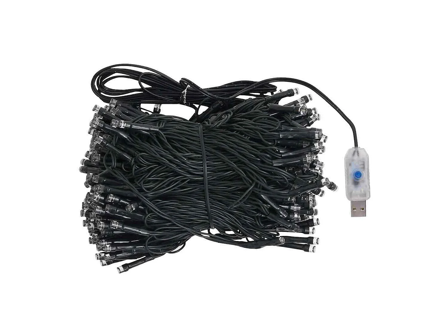 Albero di Natale Preilluminato con Palline Nero 180 cm PVC