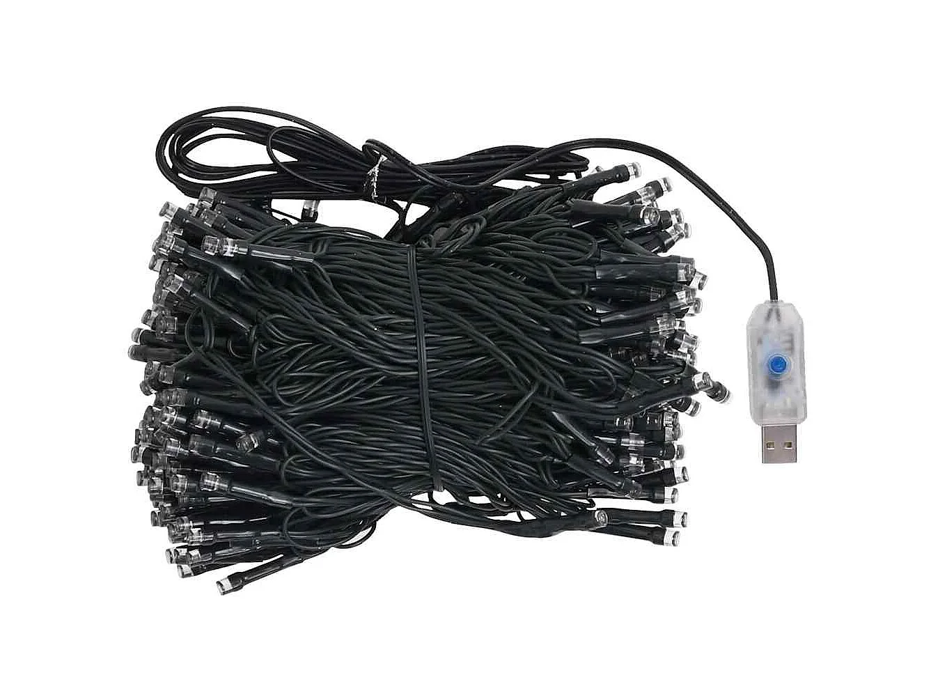 Albero di Natale Preilluminato con Palline Nero 180 cm PVC