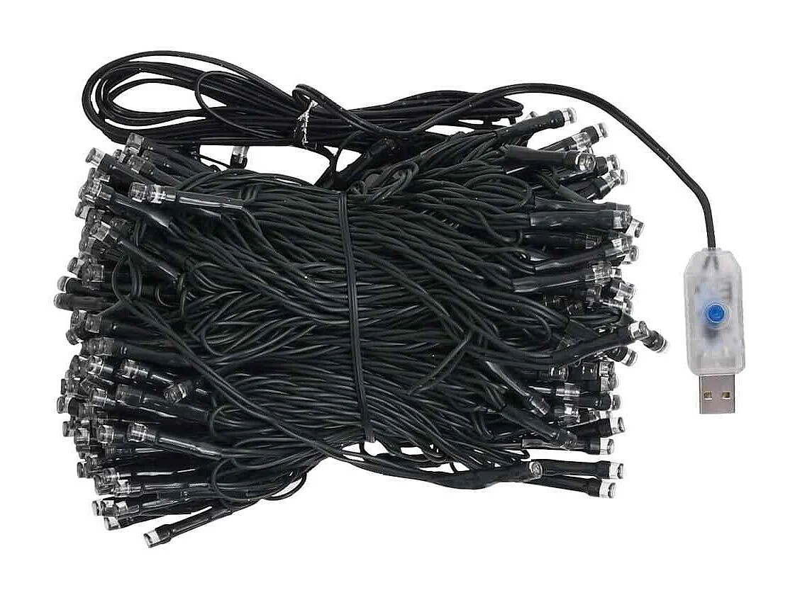 Albero di Natale Preilluminato con Palline Nero 180 cm PVC