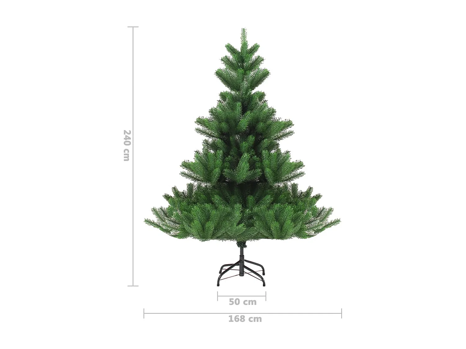 Kunstkerstboom Nordmann 240 cm groen
