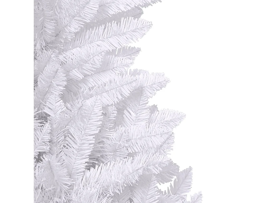 Künstlicher Weihnachtsbaum Klappbar mit Ständer Weiß 240 cm