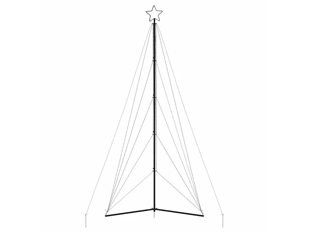Sapin de Noël à LED 615 LED blanc froid 404,5 cm