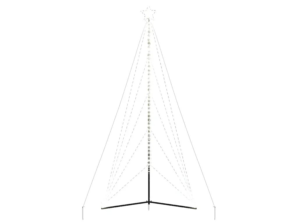 Sapin de Noël à LED 615 LED blanc froid 404,5 cm