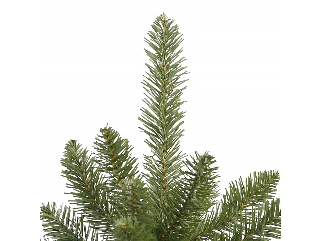 Albero di Natale Artificiale Incernierato con Base Verde 150 cm