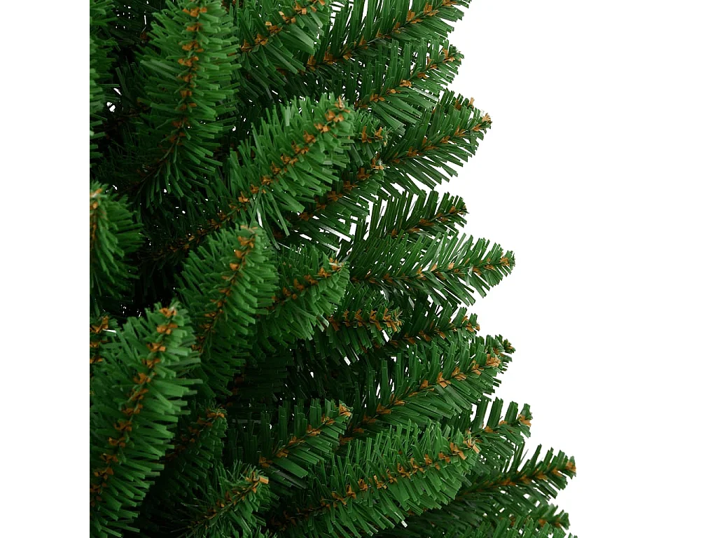 Sapin de Noël artificiel à charnières avec support vert 150 cm