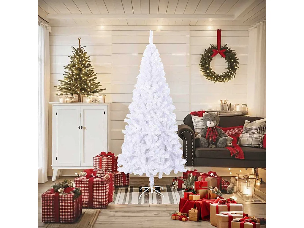 Künstlicher Weihnachtsbaum mit Ständer 180 cm 620 Zweige