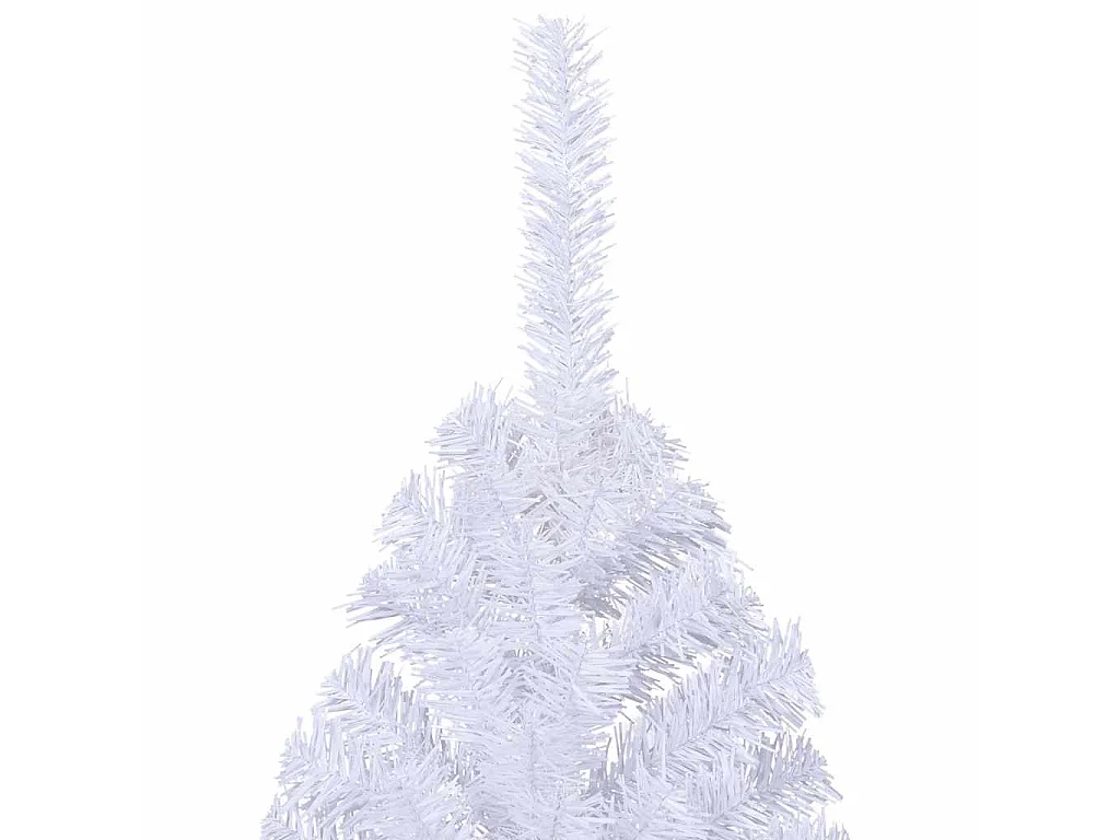 Kunstkerstboom met standaard half 210 cm PVC groen