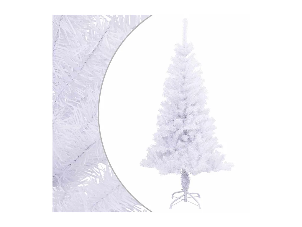 Árbol de Navidad artificial con soporte 230 ramas 120 cm