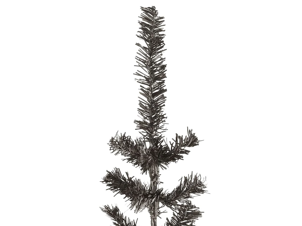 Sapin de Noël étroit Noir 180 cm