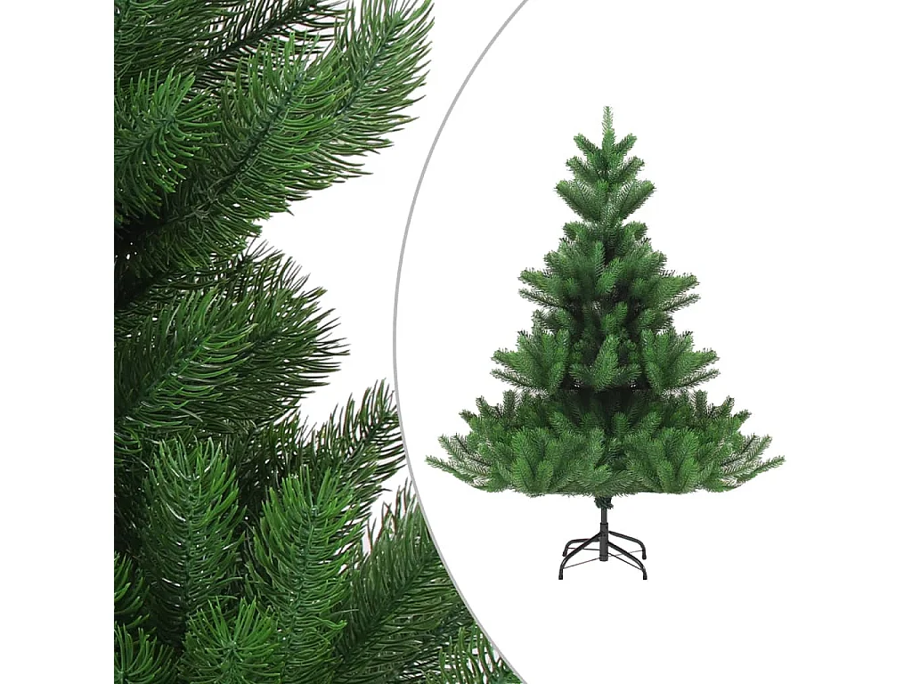 Künstlicher Weihnachtsbaum Nordmann LED & Kugeln Grün 180 cm