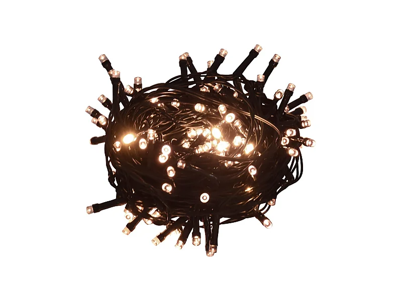 Guirlande lumineuse et 1000 LED 100 m 8 effets lumineux Blanc chaud