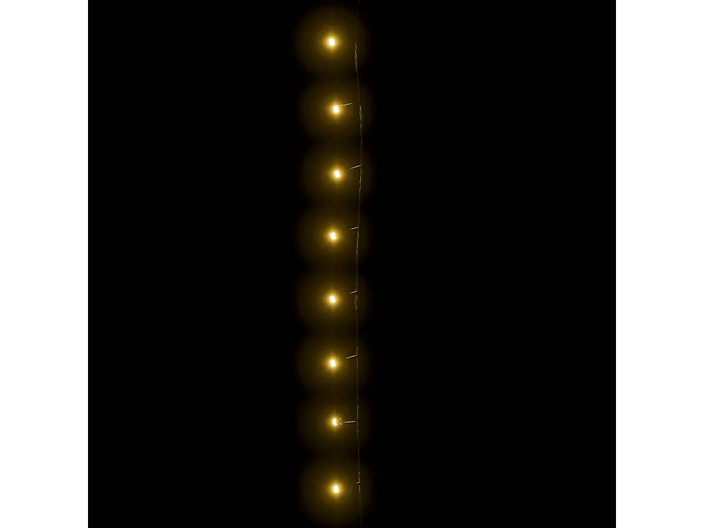 Guirlande lumineuse et 600 LED 60 m 8 effets lumineux IP44 Blanc chaud