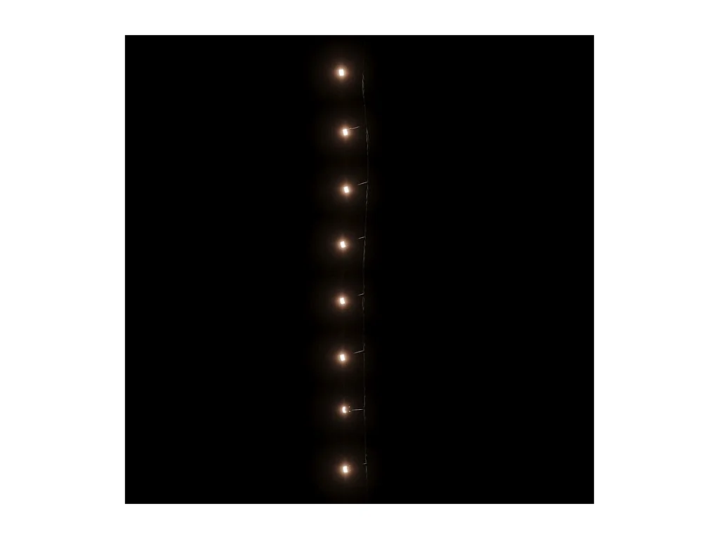 Guirlande lumineuse et 600 LED 60 m 8 effets lumineux IP44 Blanc chaud