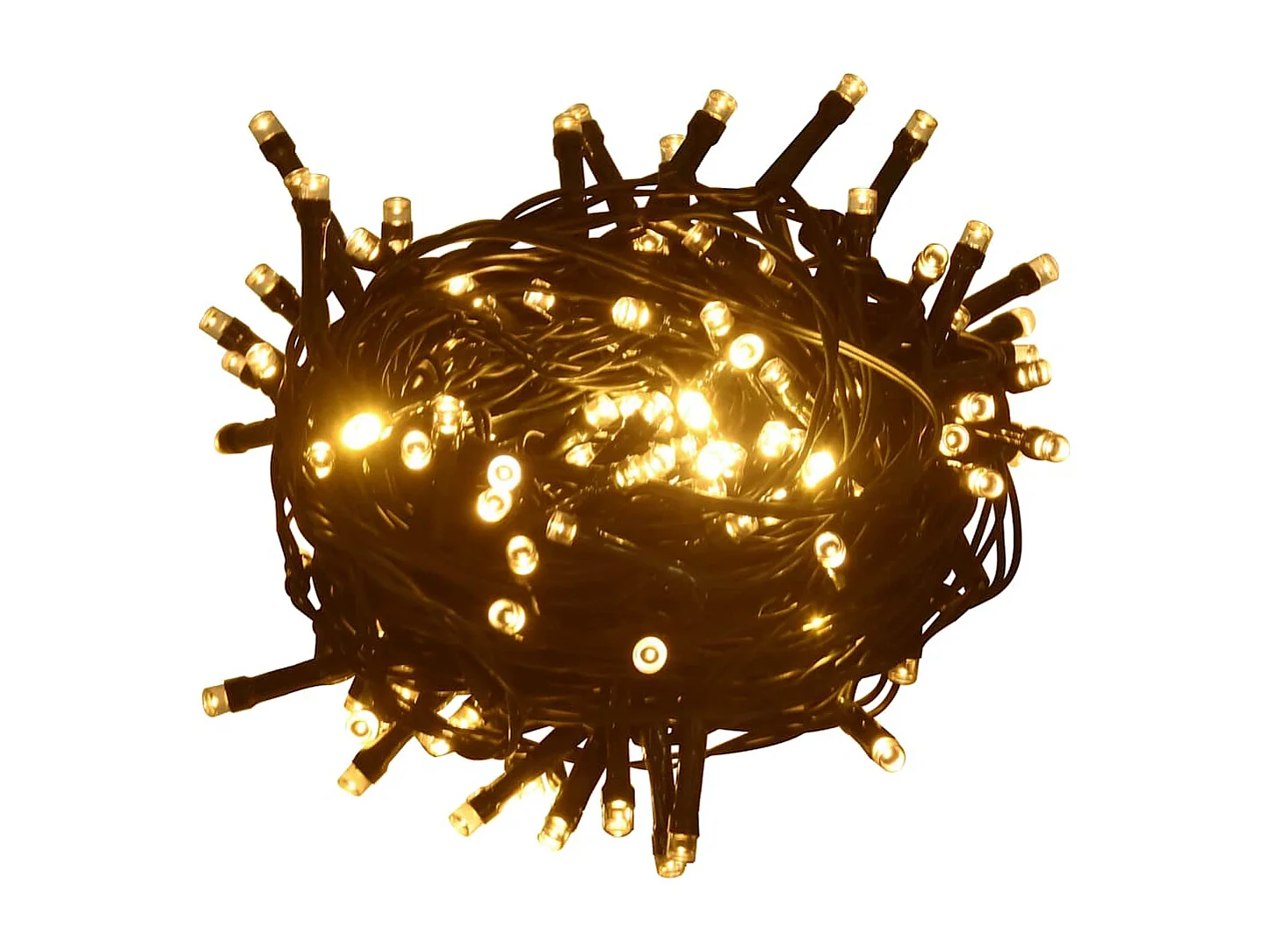 Guirlande lumineuse et 600 LED 60 m 8 effets lumineux IP44 Blanc chaud