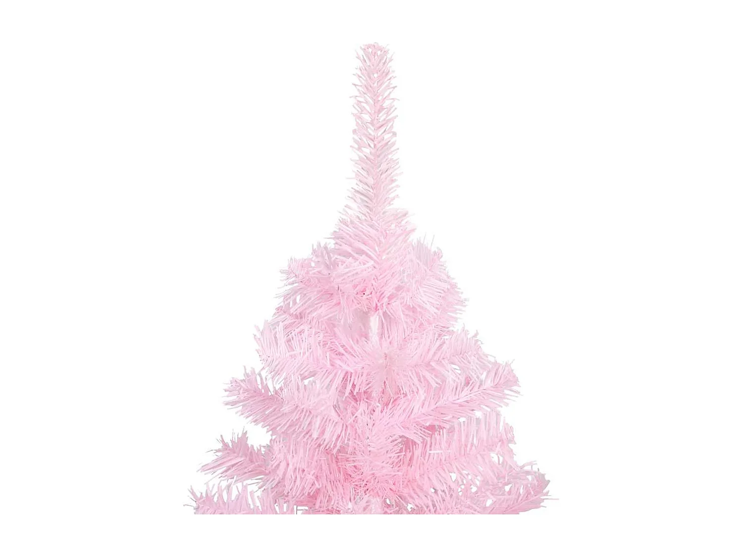 Künstlicher Weihnachtsbaum mit Beleuchtung & Kugeln Rosa 180cm