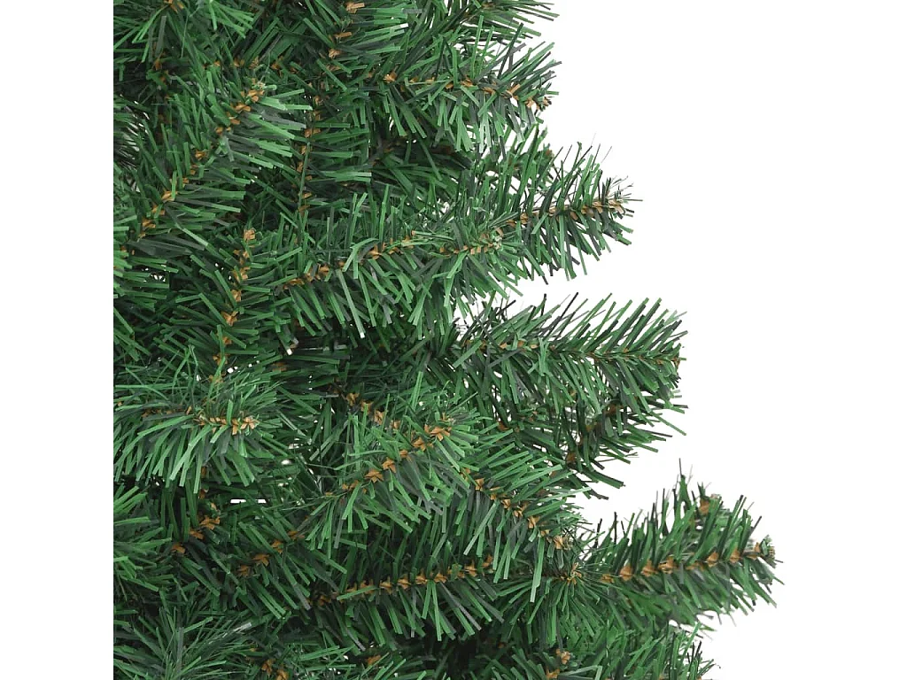 Árvore de Natal artificial com suporte de aço 210 cm 910 ramos