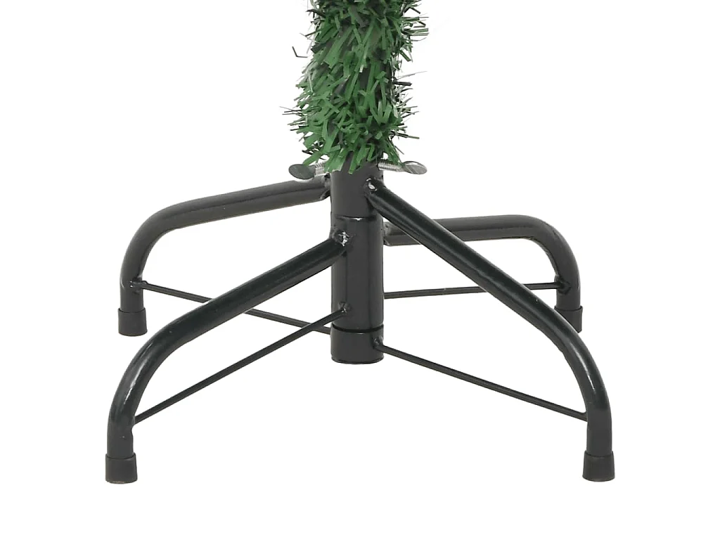 Árvore de Natal artificial com suporte de aço 210 cm 910 ramos