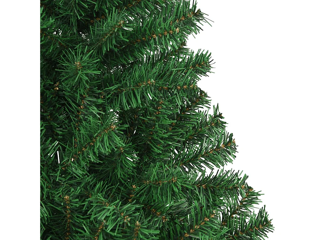 Árvore de Natal artificial com ramos grossos 210 cm PVC verde