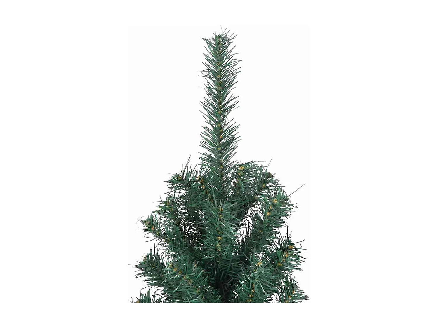 Sapin de Noël artificiel avec support vert 500 cm PVC