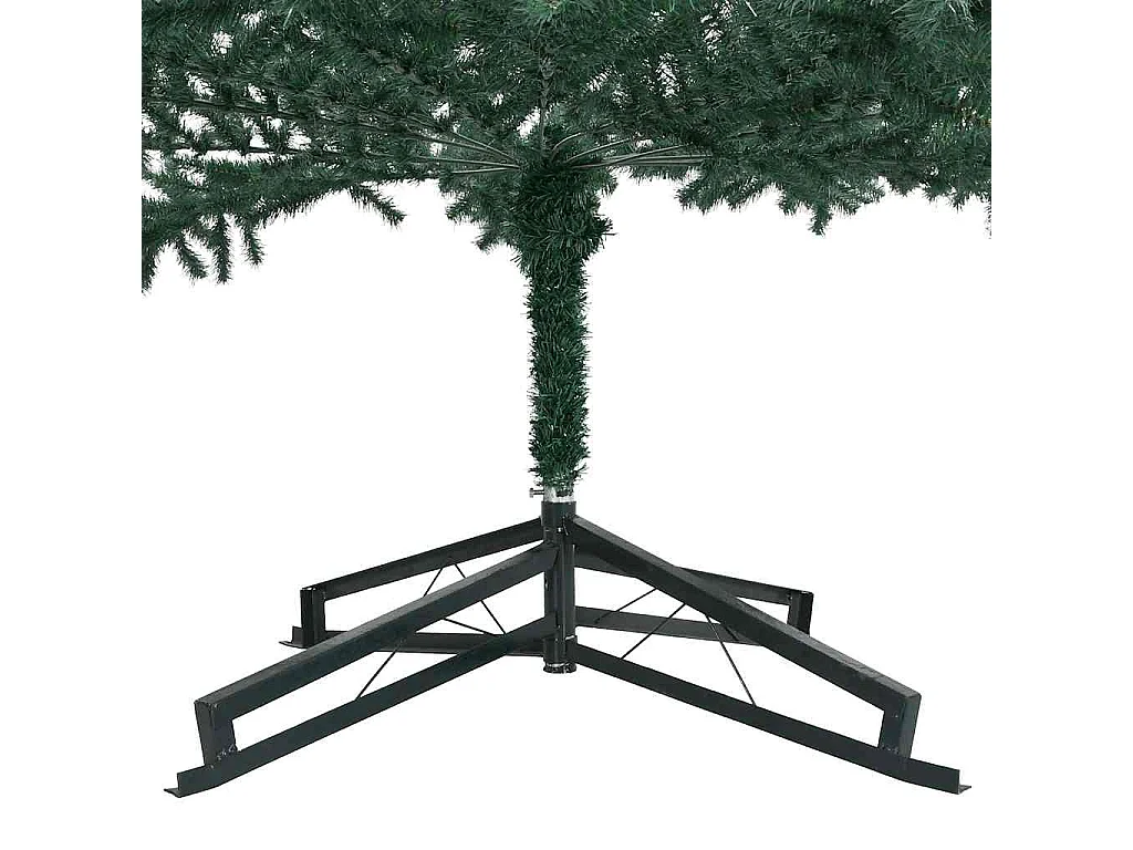 Sapin de Noël artificiel avec support vert 500 cm PVC