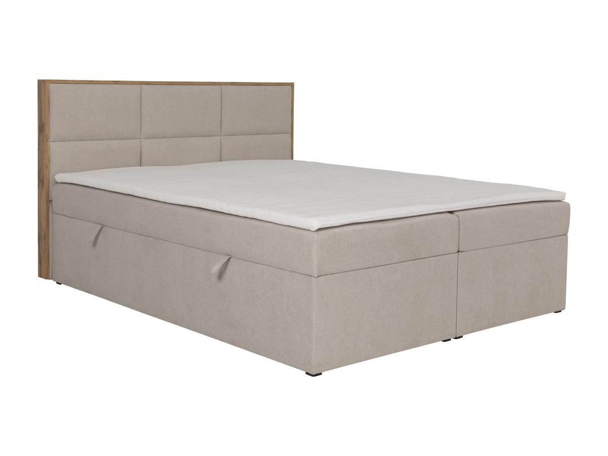 Deko-Komplett-Set mit Kopfteil mit Holzrahmen + Bettgestell mit Bettkasten günstig online kaufen