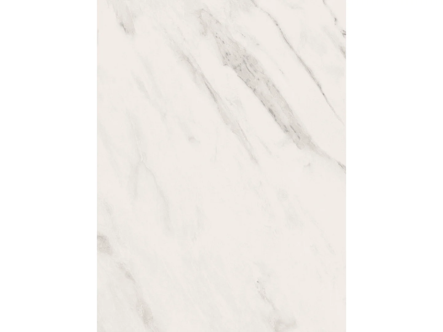 Table à Manger Ronde Extensible avec Piètement Métallique Blanc - Table Industrielle Moderne pour Salle à Manger - 120 cm à 200 cm - Fabriqué en UE - Marbre Blanc