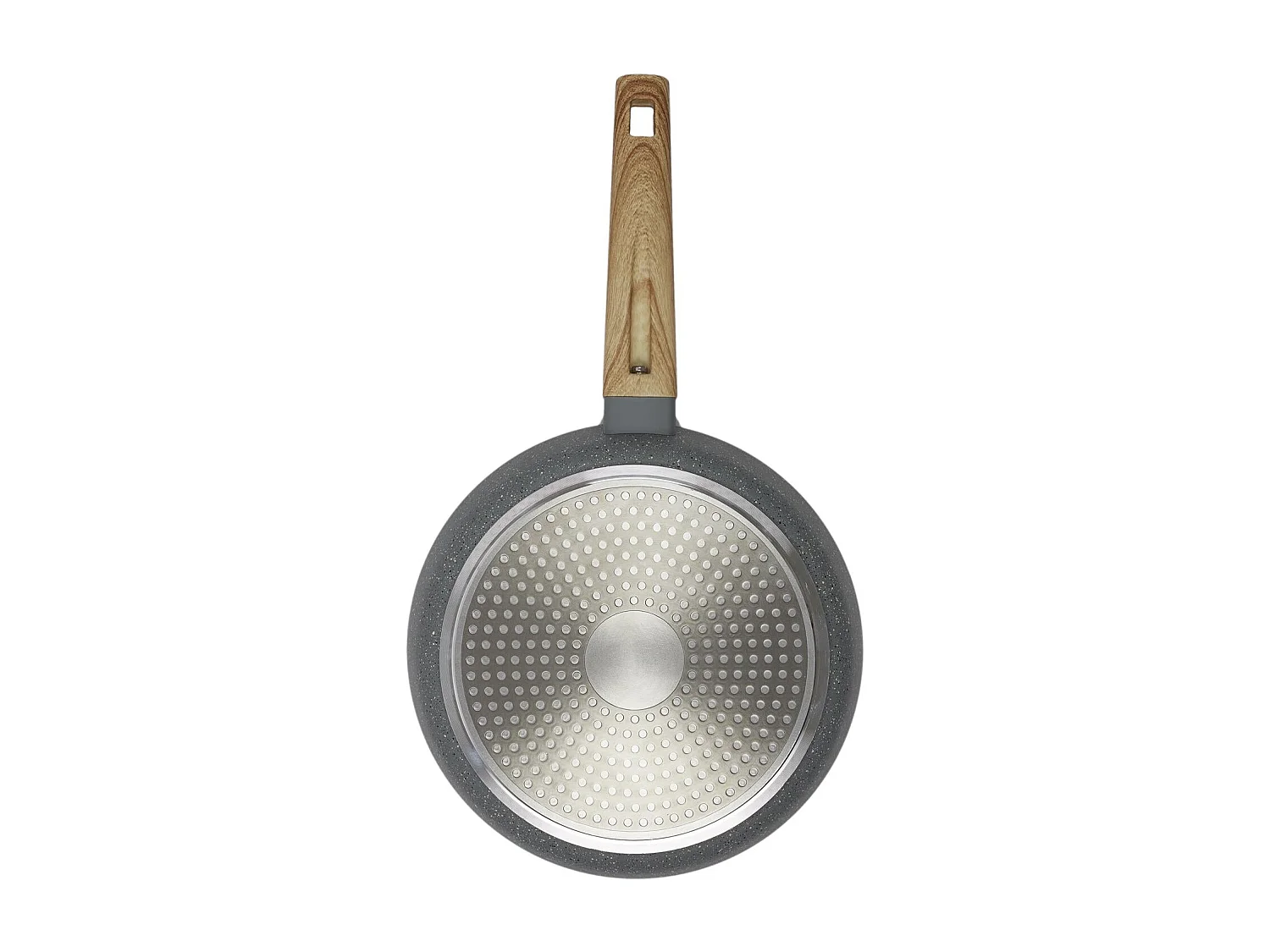 Poêle en aluminium Forge avec manche effet bois 20cm M6