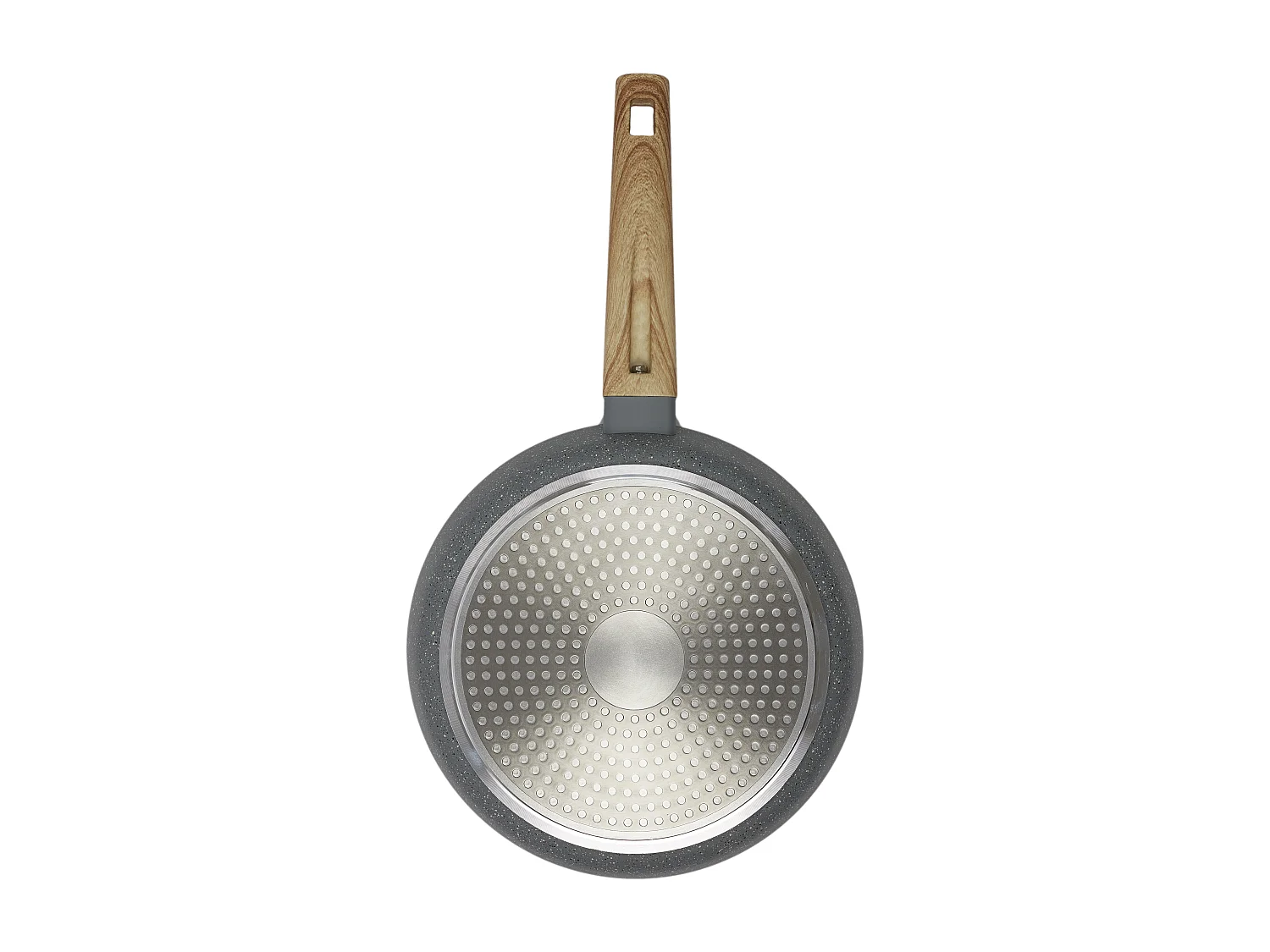 Poêle en aluminium Forge avec manche effet bois 20cm M6