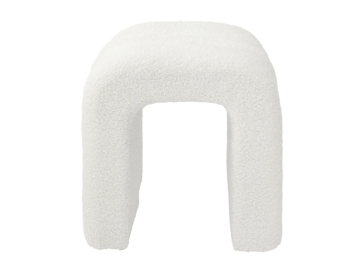 Pouf Bouclette Archy Blanc