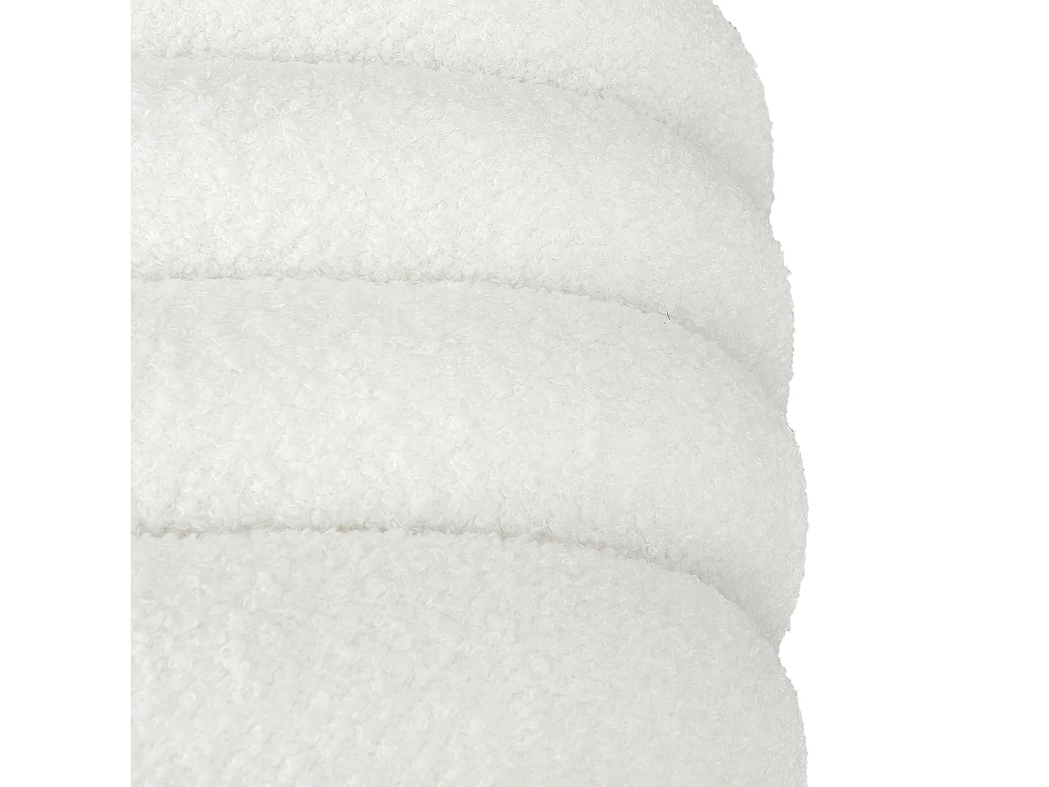 Pouf Bouclette Archy Blanc