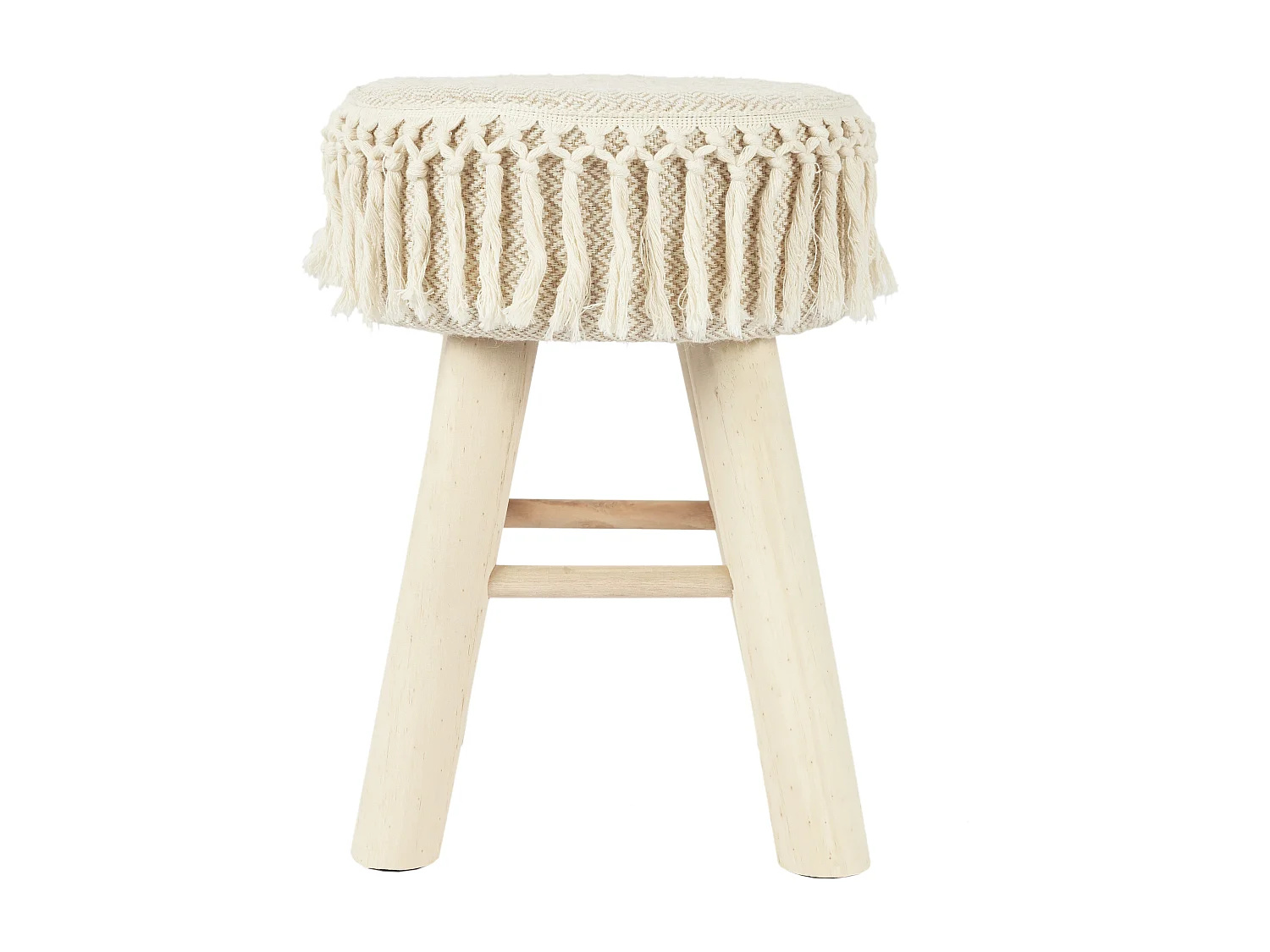 Tabouret PAMPA M2 bohème en bois de haute qualité