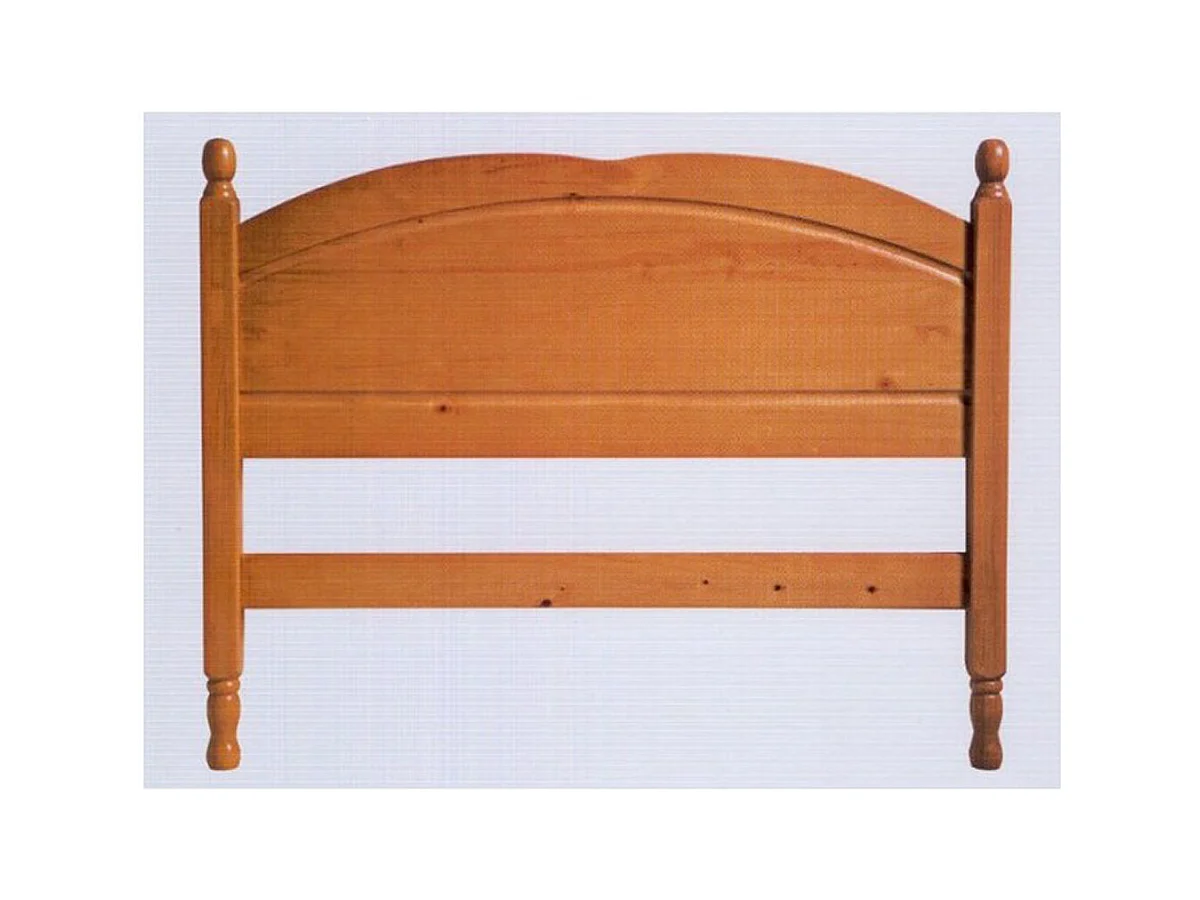 Tête de lit en pin massif coloris miel - Longueur 142 x Profondeur 2 x Hauteur 99 cm