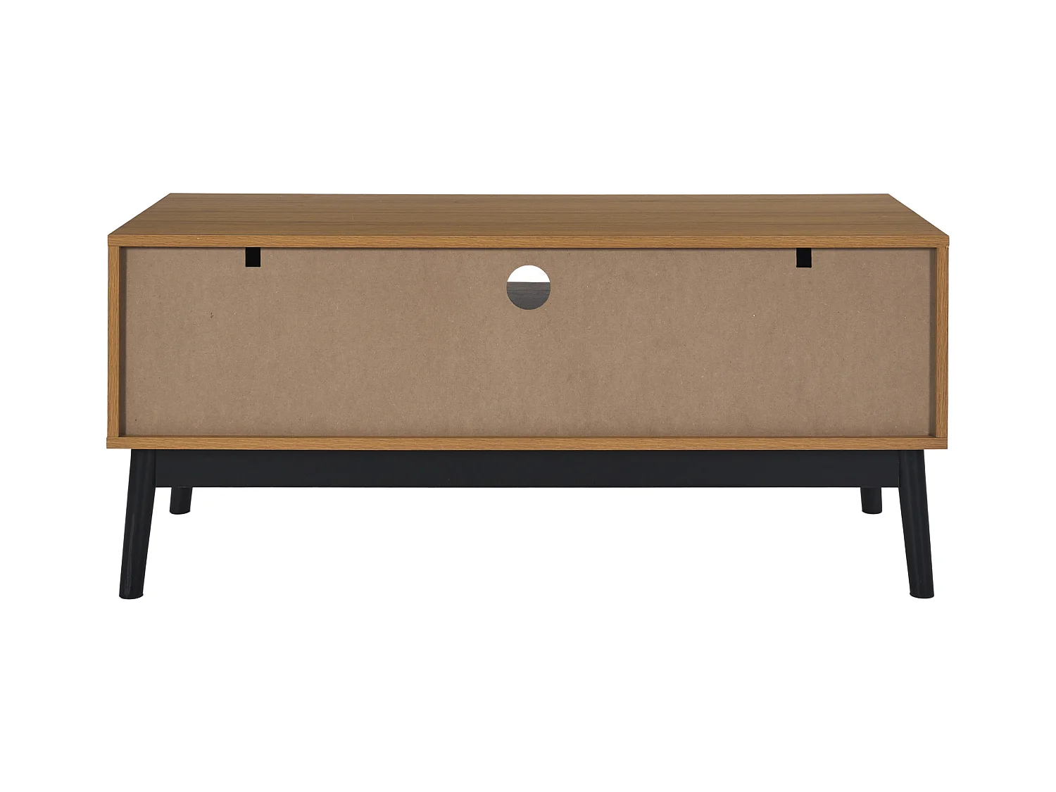 Meuble TV Félix M1 avec rangement et design élégant en bois brun