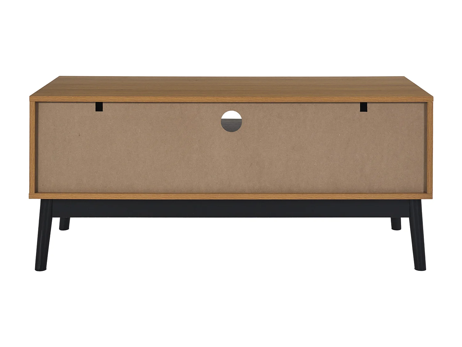 TV-meubel Félix M1 met opbergruimte en elegant ontwerp in bruin hout