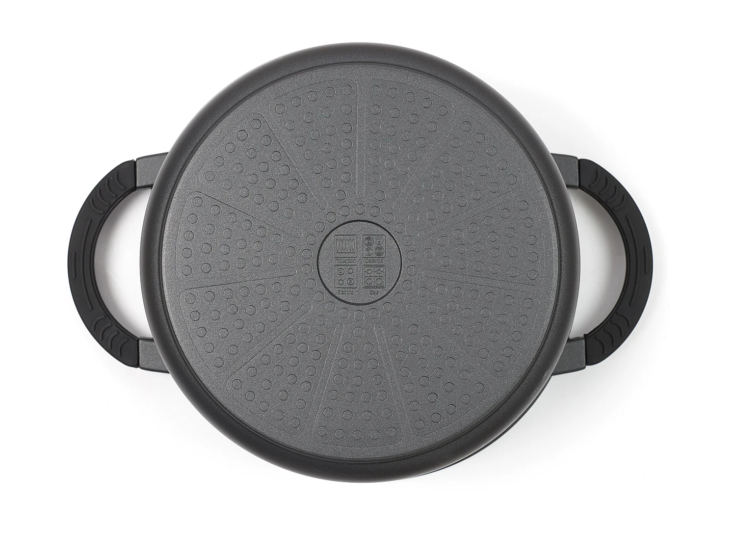 Faitout en fonte aluminium antiadhésif 24cm pour une cuisson homogène et rapide