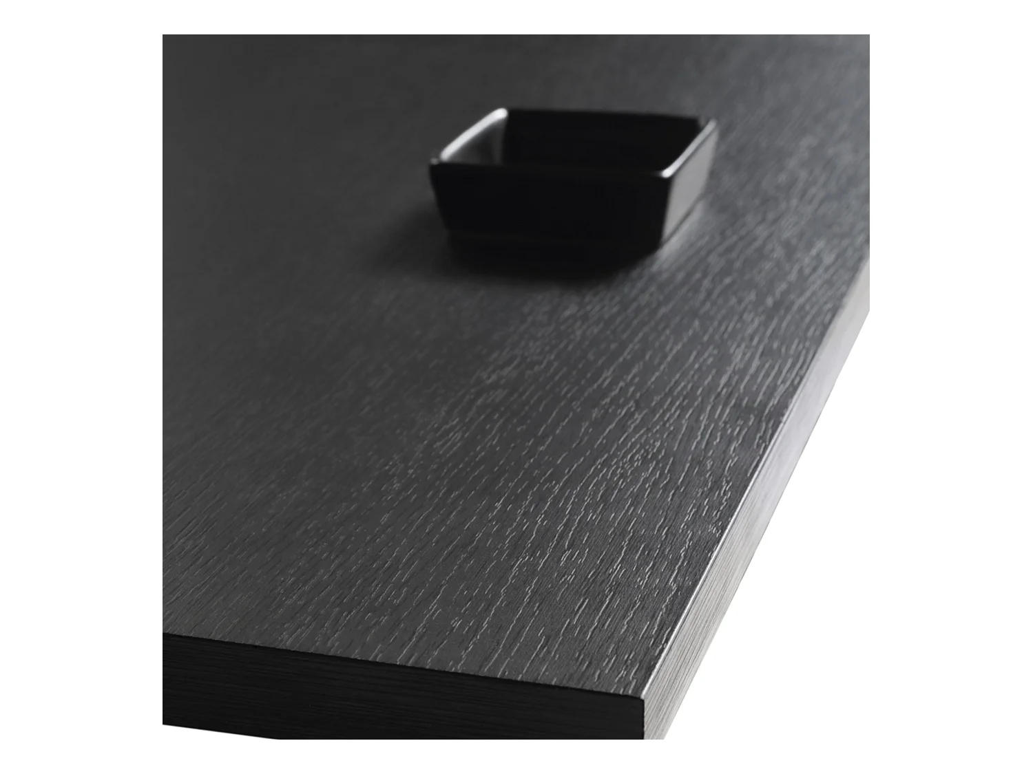 Table basse WILLOW Noir Chêne Artisan – 104x46x68 cm, Table de Salon avec 2 Tiroirs, Push-to-Open, Pieds en Bois