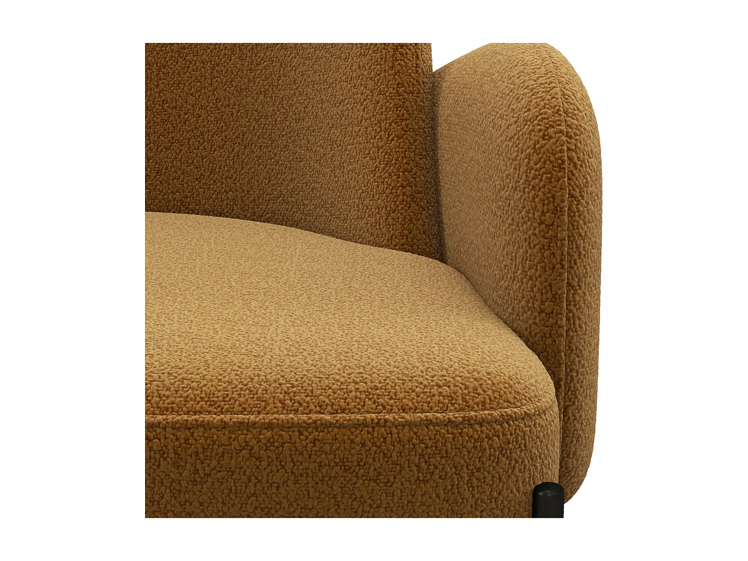 ALEX-Poltrona in tessuto Cosy Ocre