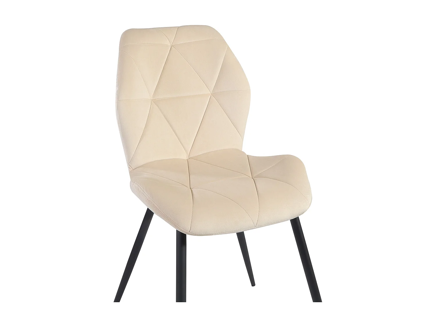 ESSZIMMERSTUHL JAMIE 2er Set Samt Beige