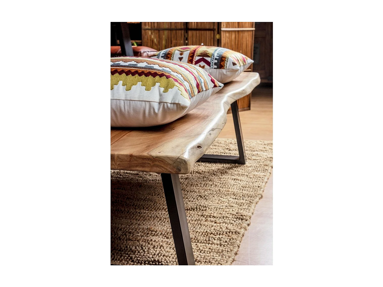 Banc en bois et métal - CONNEMARA