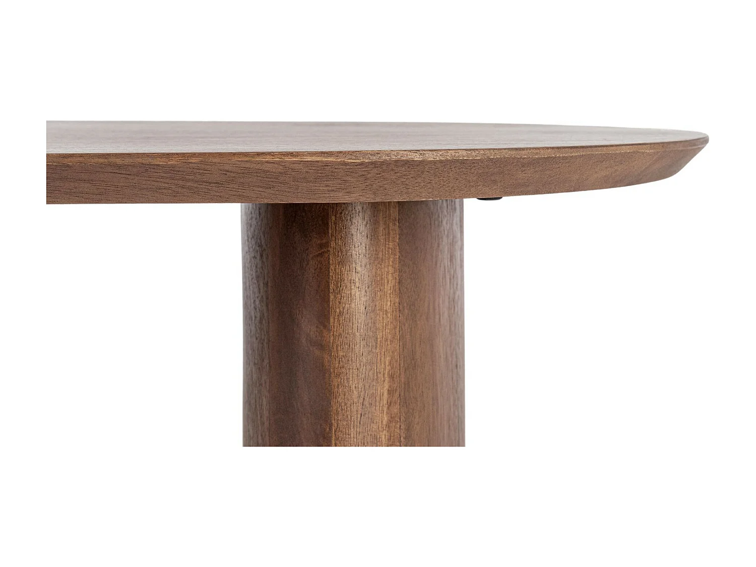 Table basse ovale en manguier contemporaine L130 - AGRA